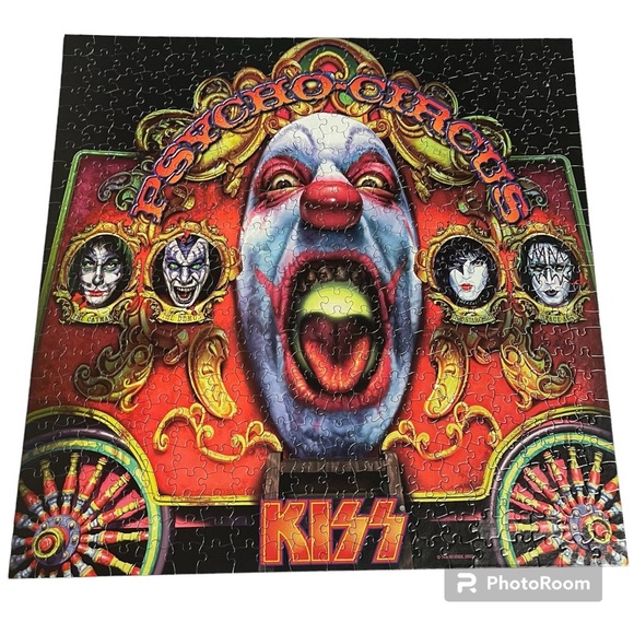 SunsOut KISS Pyscho Circus 1998 Album Cover 500 Piece Jigsaw Puzzle - Picture 2 of 15